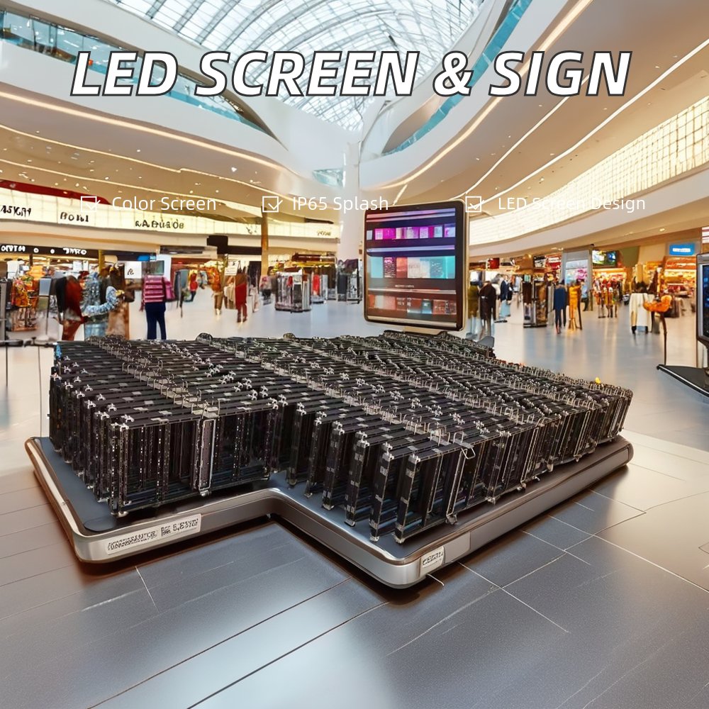 Glass Transparent LED Video Wall Full Color Screen Display Indoor P8 Shopping Mall Advertising Film