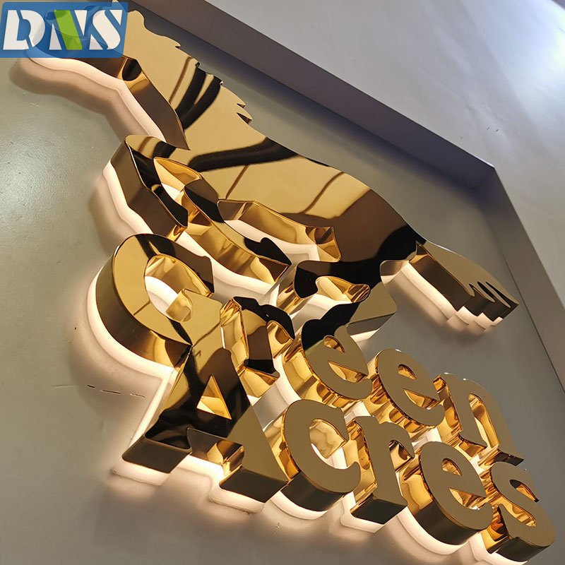 advertising signs acrylic house number logo 3d backlit sign letter board
