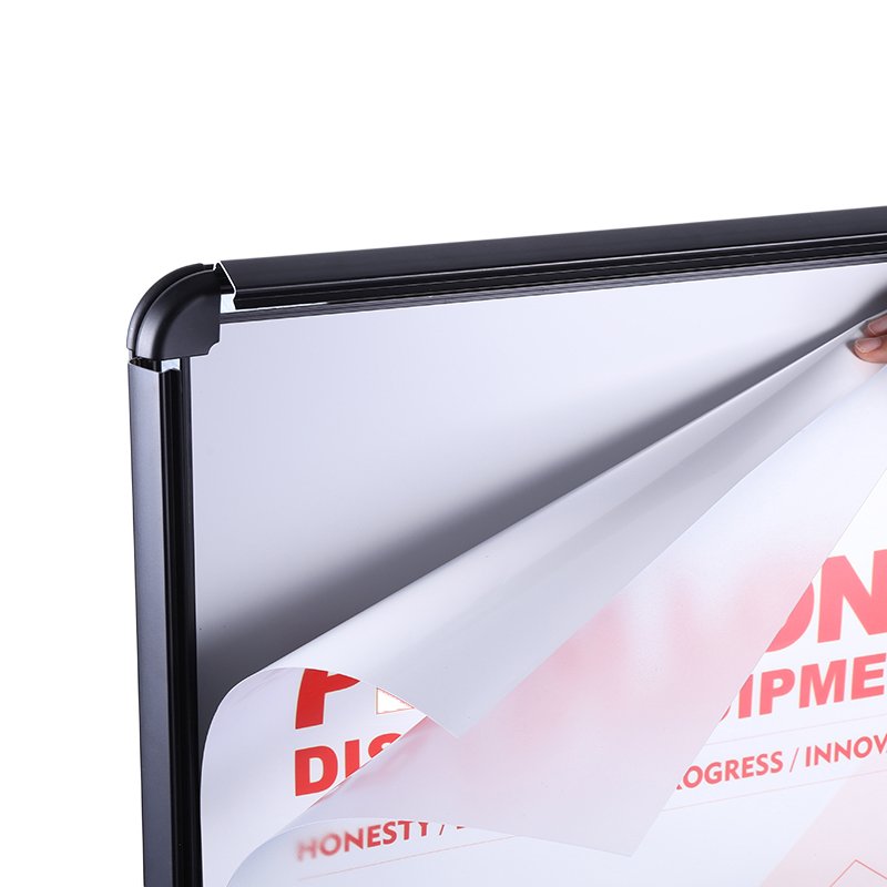 A1 Black hot sale custom design outdoor swing advertising hot sale aluminum pavement signs poster board