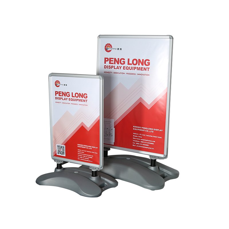 A1 Black hot sale custom design outdoor swing advertising hot sale aluminum pavement signs poster board