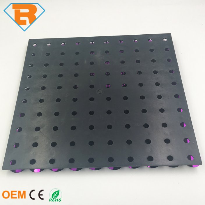 Color Rich Purple Shimmer Wall Sequin Panel Advertising Board Indoor