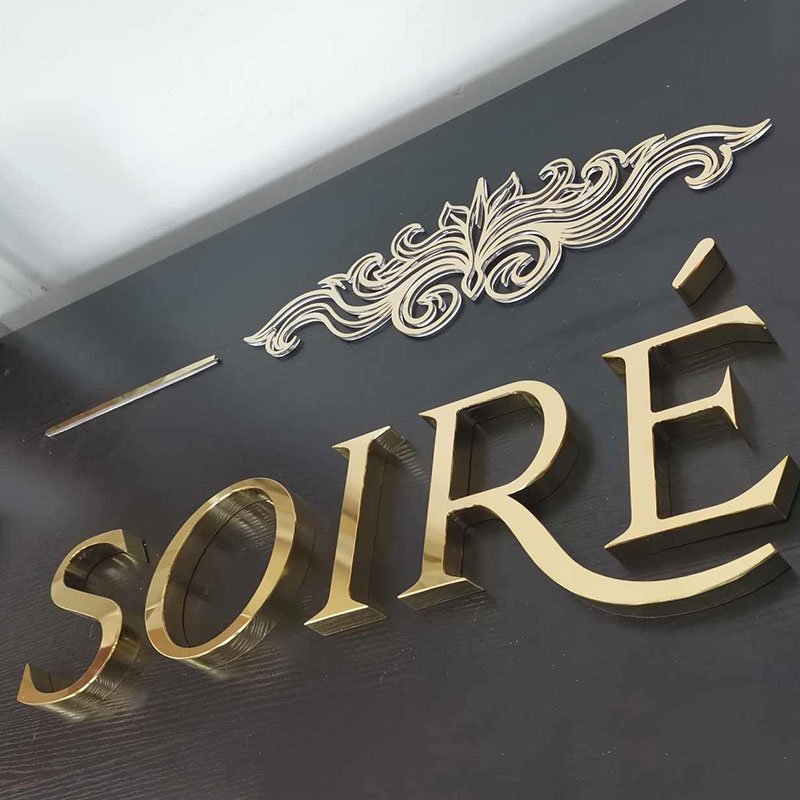 Outdoor Display Hotel Sign Board Design Large Letter Hotel Sign On Building Signage