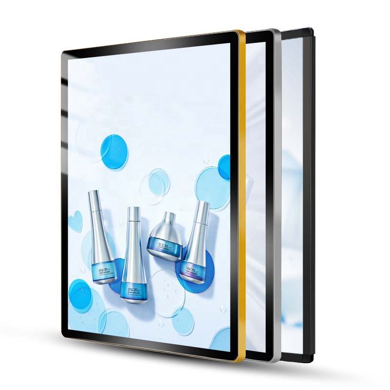 Aluminum Frame Poster LED Light Box for Art photo frame with led light magnetic super thin display
