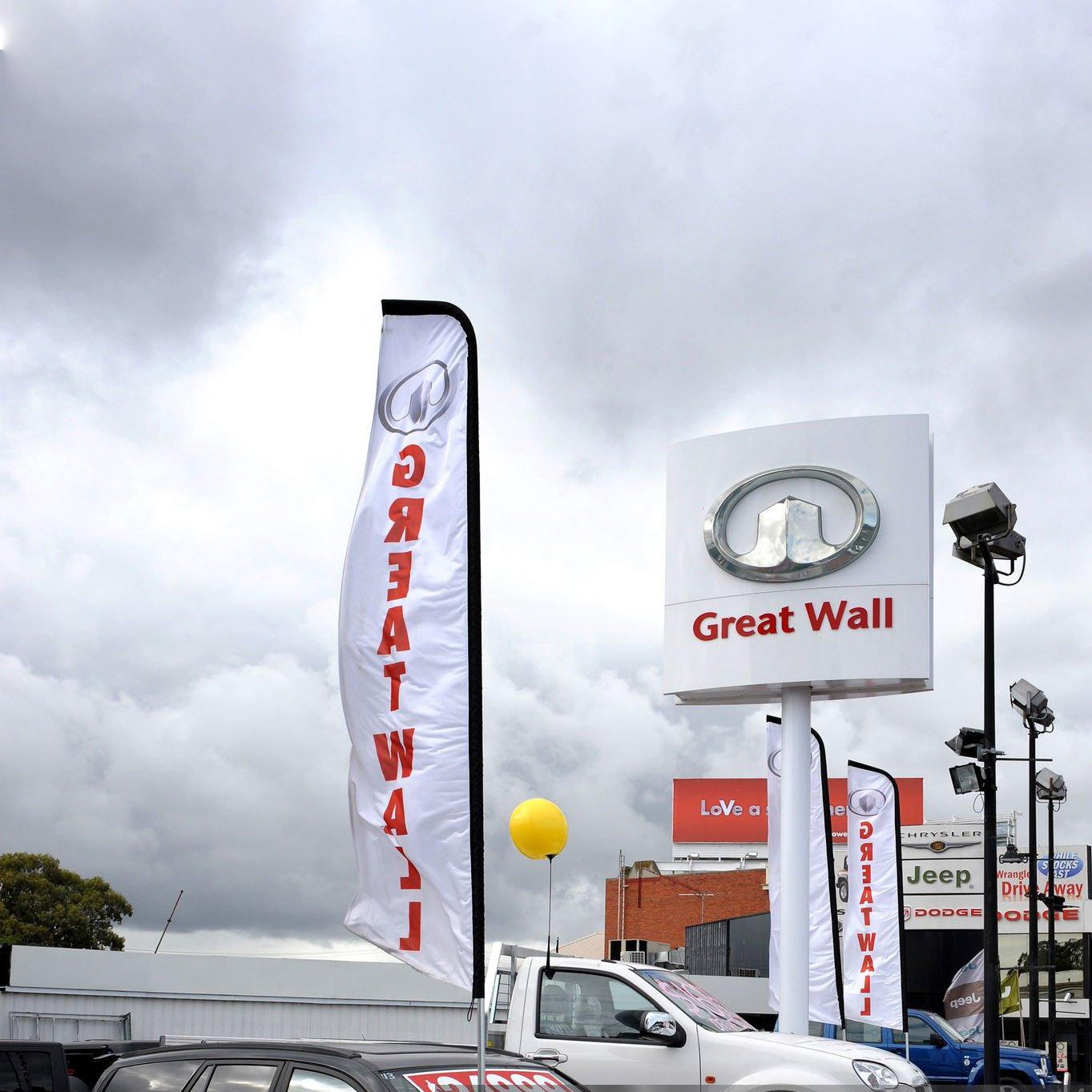 LED Automotive Signpost Advertising Board Light Boxes LED Sign Car Showroom Logo Displays Sign