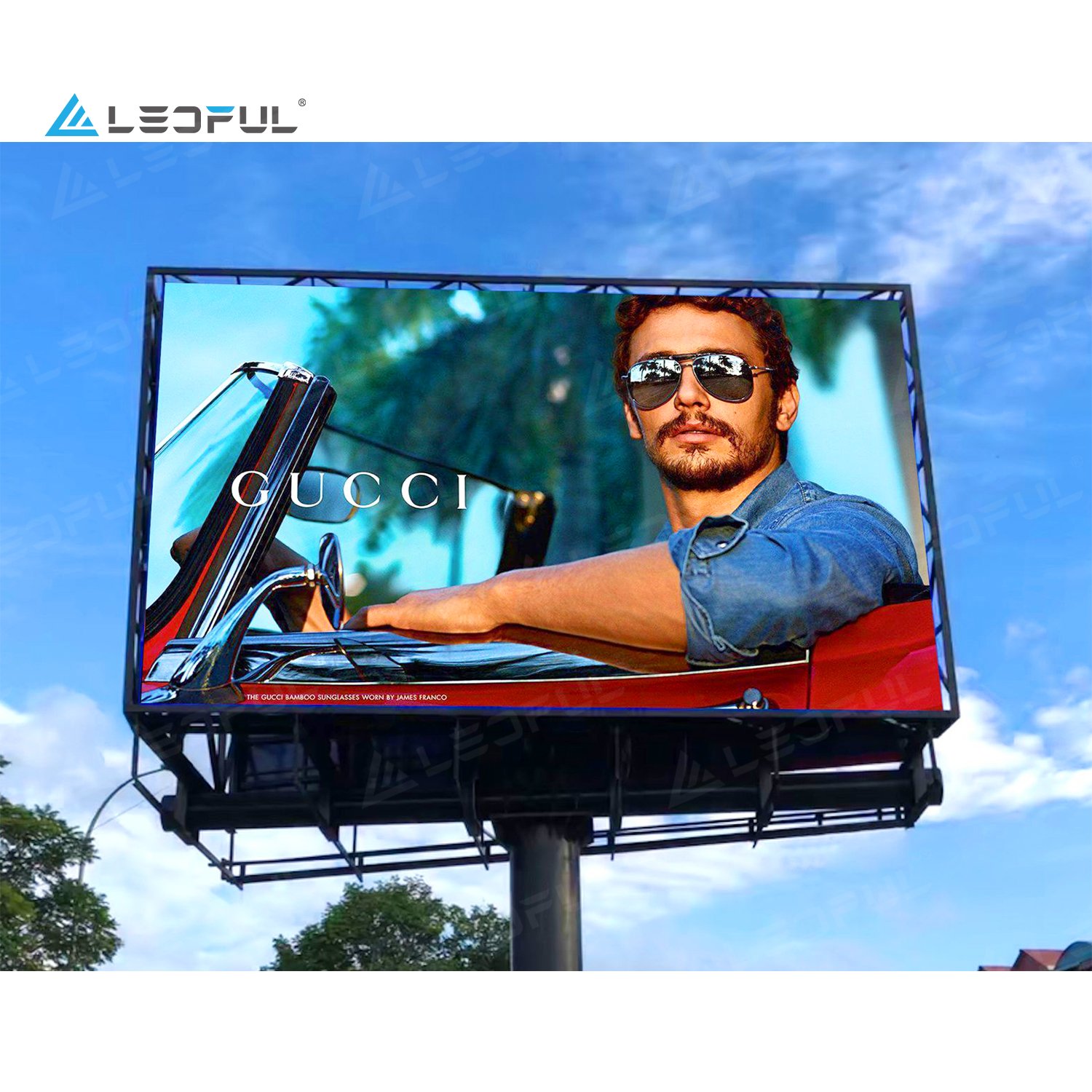 3-5 Years Warranty Outdoor P10 Flexible Waterproof Advertising LED Ice Hockey Display Cabinet Screen Price