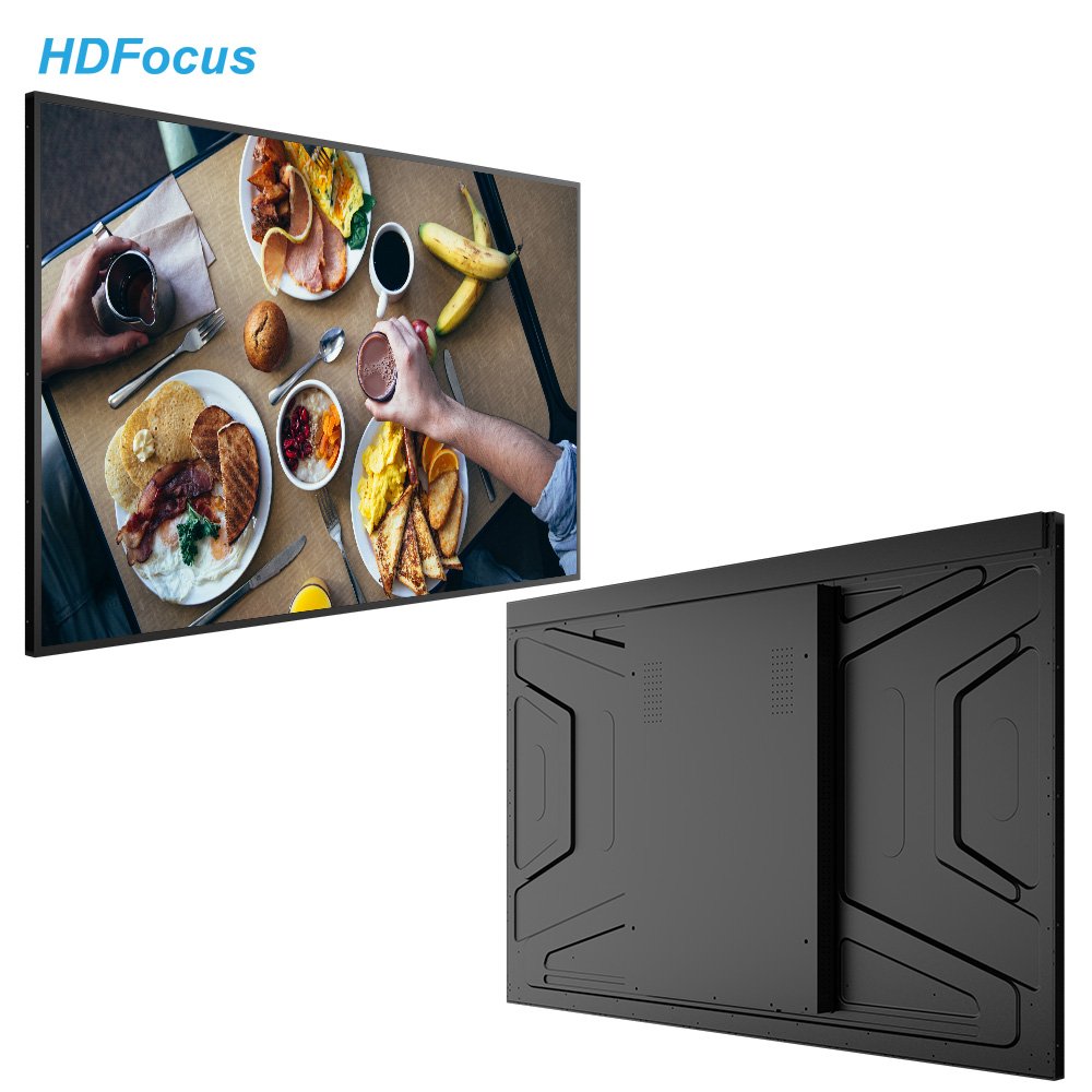 Wall Mounted Lcd Digital Signage 55Inch Indoor Android Advertising Screen Digital Menu Board For Restaurant Fast Food