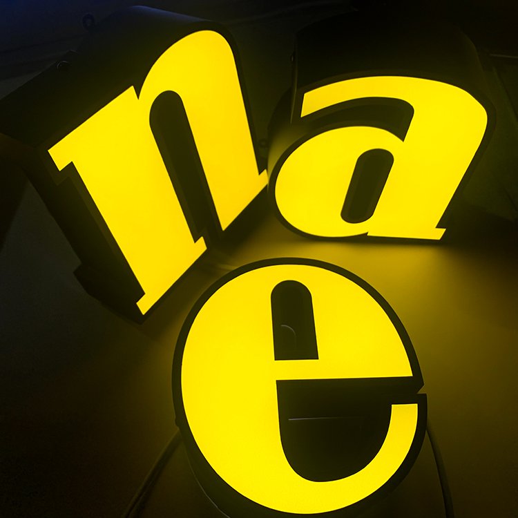 High Brightness led logo sign 3d channel light letter led illuminated logo led custom led letter light sign for business outdoor