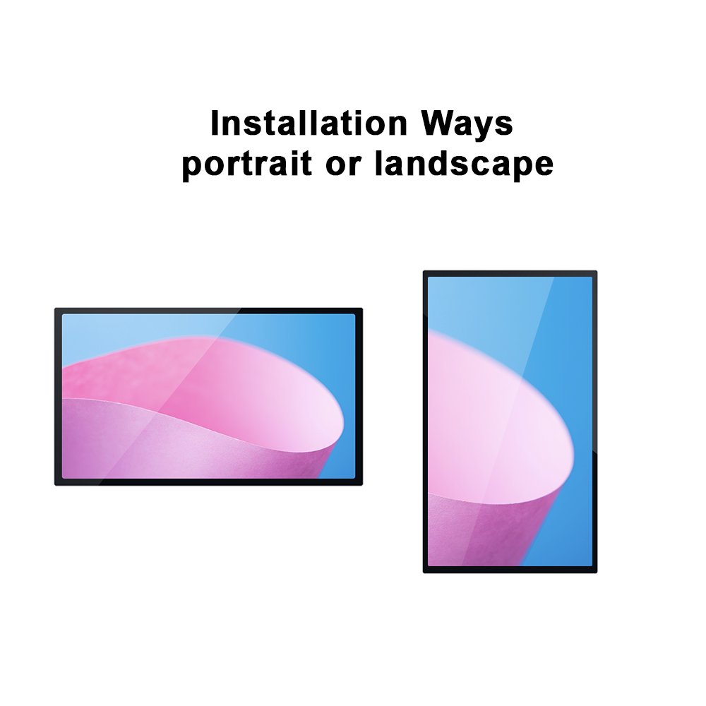 Wholesale media player board 32 43 49 55 65 inch Android Digital Signage Wall Mounted Touch Screen LCD Poster Display