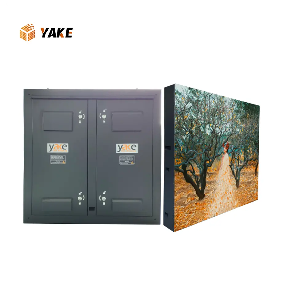 Yake P4 P5 P6 P8 P10 Fixed Pantallas Exterior Video Wall Display Billboard Sign Board Signage Outdoor LED Advertising Display