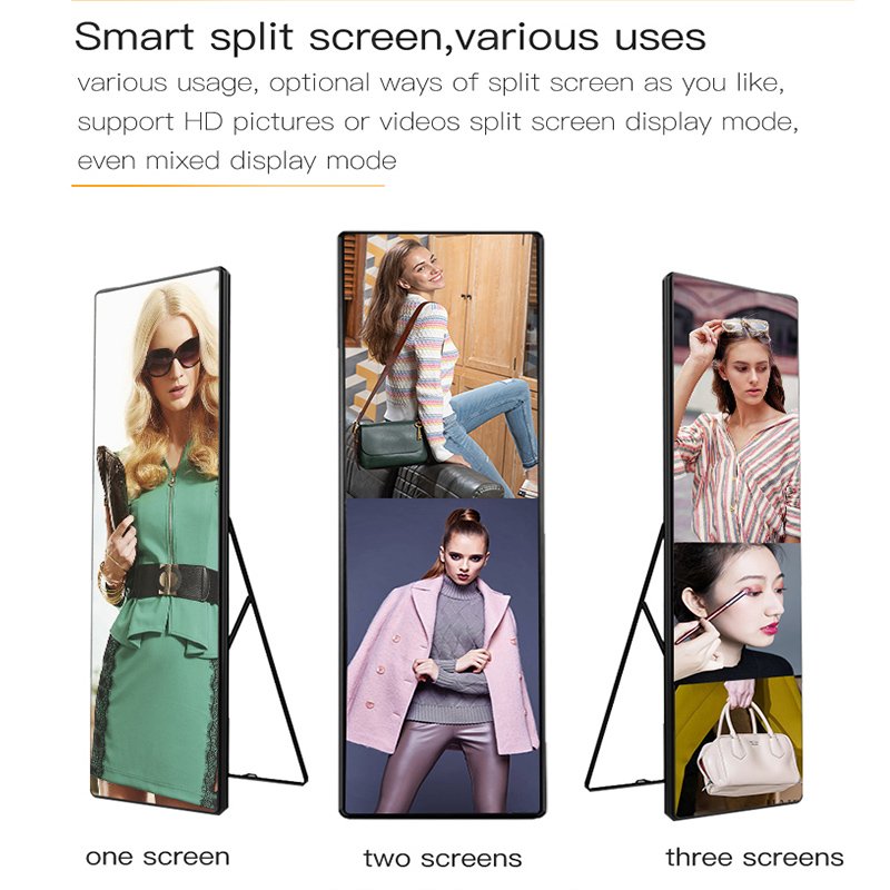 Indoor Floor Standing Advertising Playing Equipment Advertising Boards Digital Signage Display