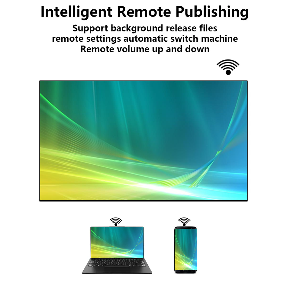 32inch hanging frameless digital signage LCD LED screen indoor slim edge advertising machine menu display board
