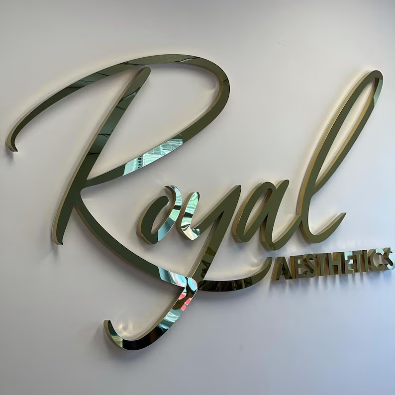 led sign board outdoor advertising metal letter channel letter sign custom backlit business sign custom