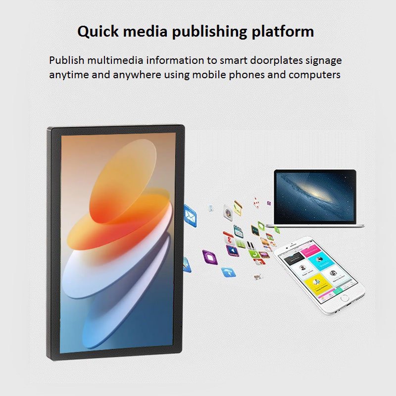 Good quality 21.5inch digital signage advertising media player restaurant menu board hospital medical display meeting schedule