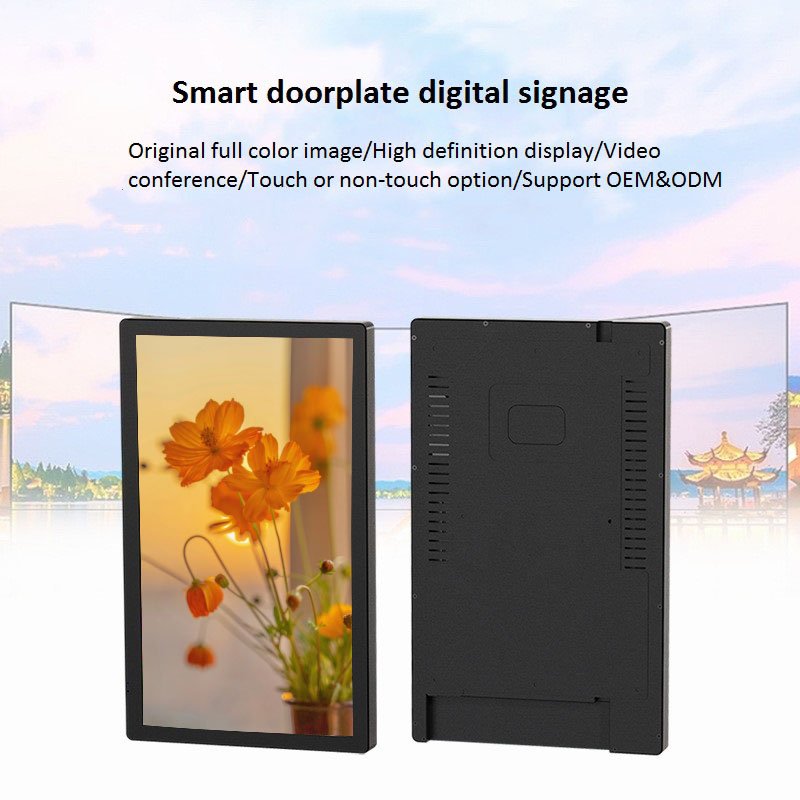 Good quality 21.5inch digital signage advertising media player restaurant menu board hospital medical display meeting schedule