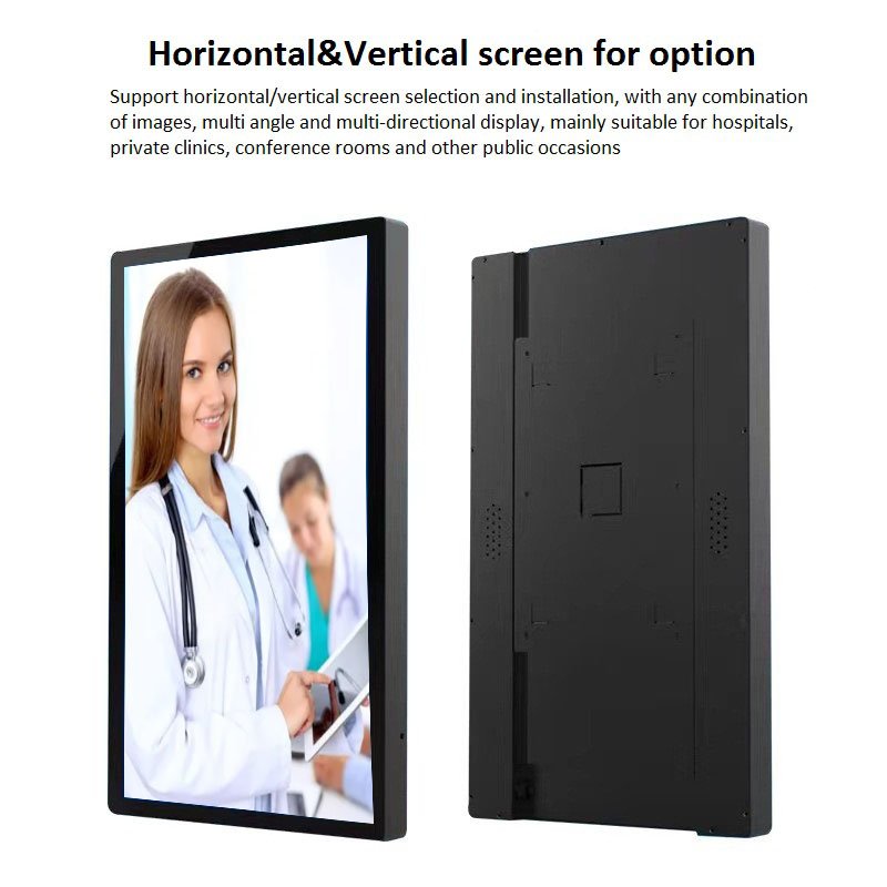 Good quality 21.5inch digital signage advertising media player restaurant menu board hospital medical display meeting schedule