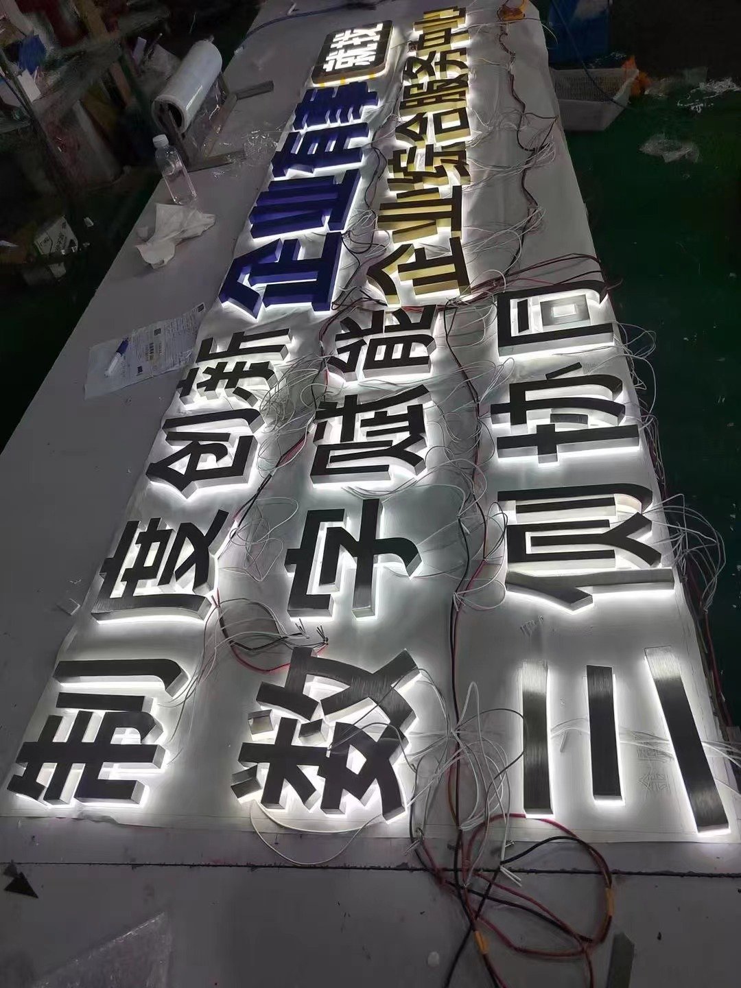 Newest Custom LED Sign Board with Company Logo 3D Letter Sign for Outdoor Advertising Backlit Display for Bar & Indoor Space