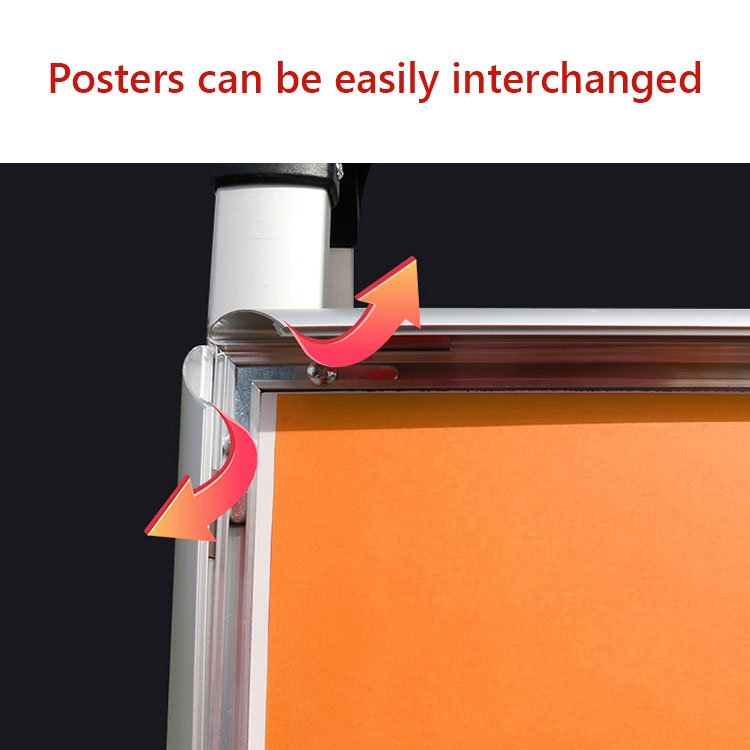 Manufacturer Wholesale Outdoor Signs A Frame Sidewalk Displays Advertising Board A Frame Poster Stand