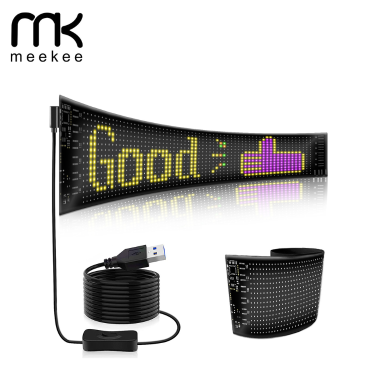 Pixel sign mutilingual programmable neon led car sign