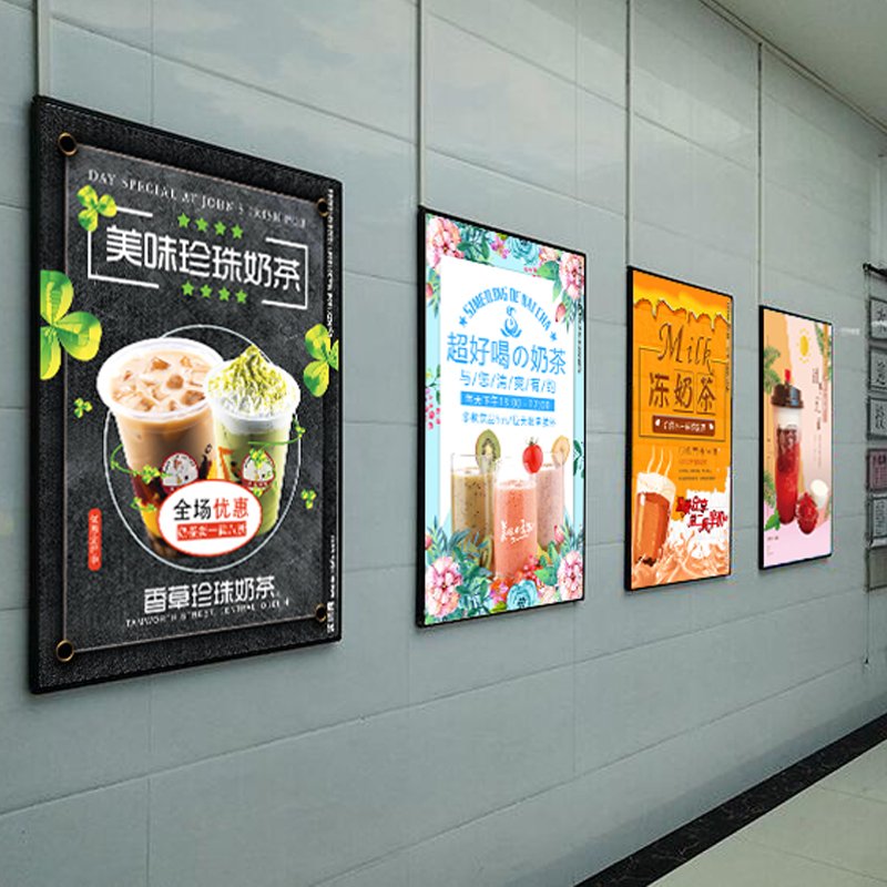 A2 Size Led Photo Frame Advertising Restaurant led Menu Board for home decoration