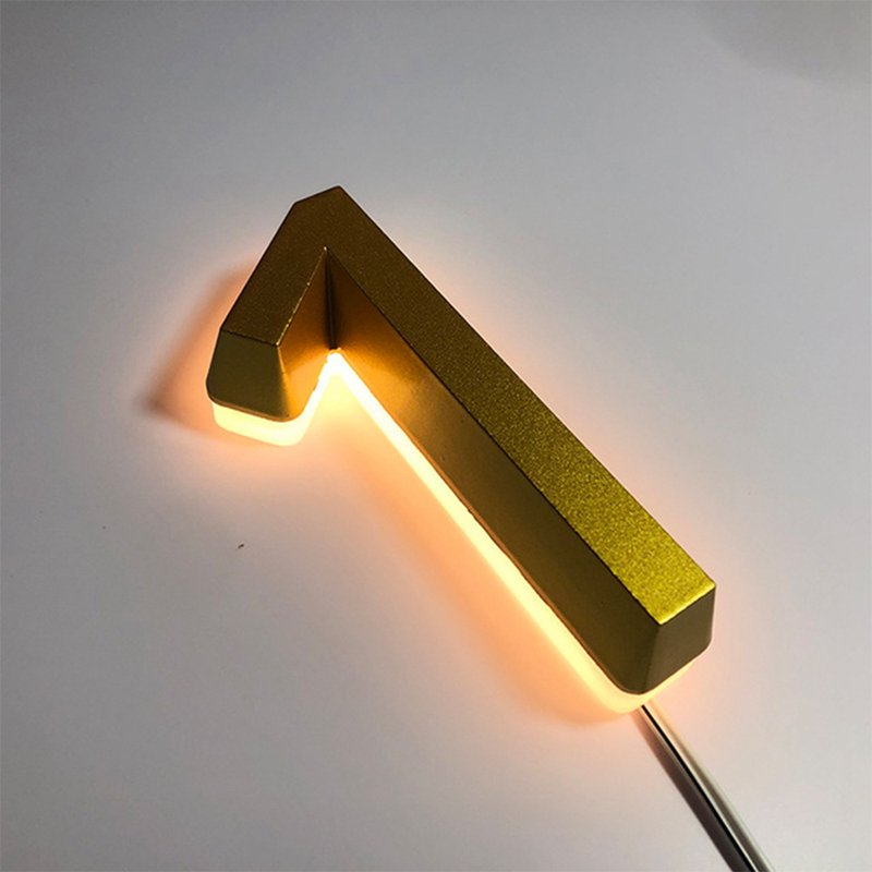 Custom 3D Alphabet Letter Backlit Sign Acrylic Signboard Board Business Signs Logo Outdoor Signage Led Illuminated Signs