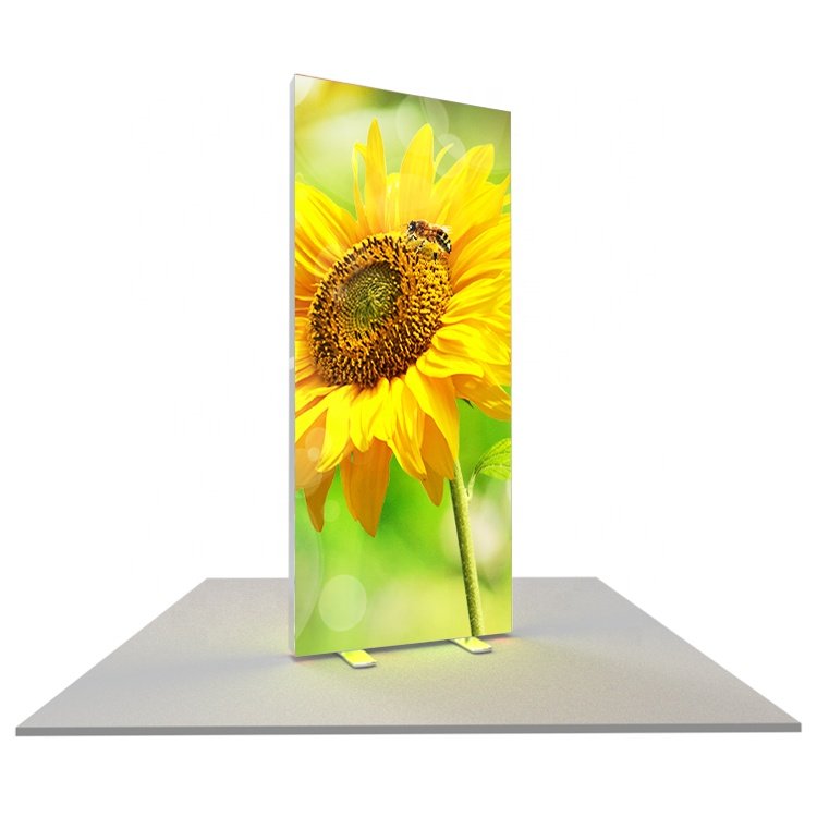 Lintel Advertising Tradeshow Exhibition Booth Display Tension Fabric Backdrop Seg Pop Up Led Backlit Light Box