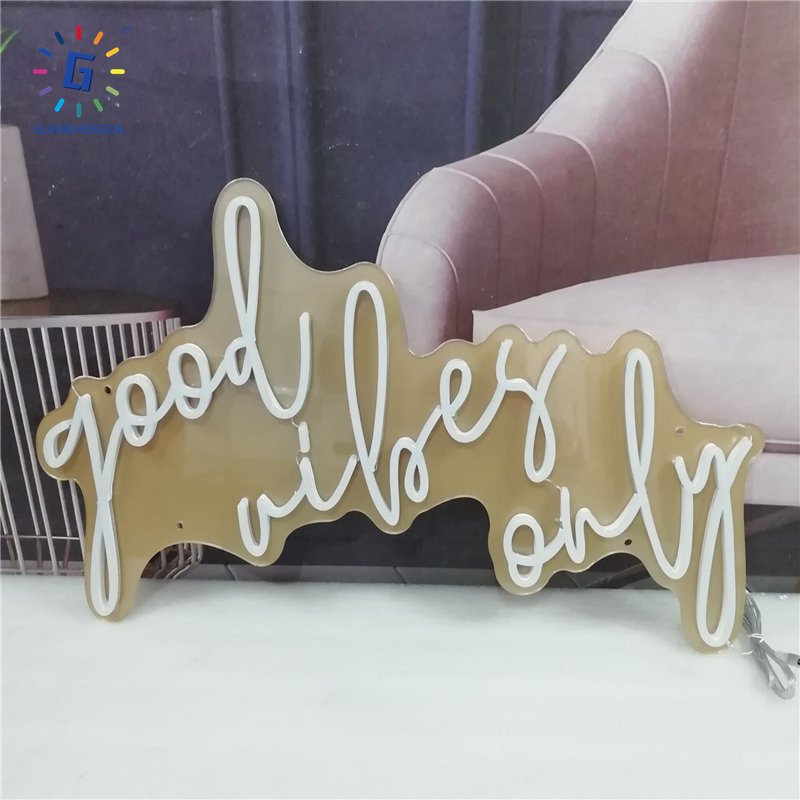 Custom Made Transparent Acrylic Neon Sign Led Custom Neon Light Sign For Decoration Neon Sign Glass Custom