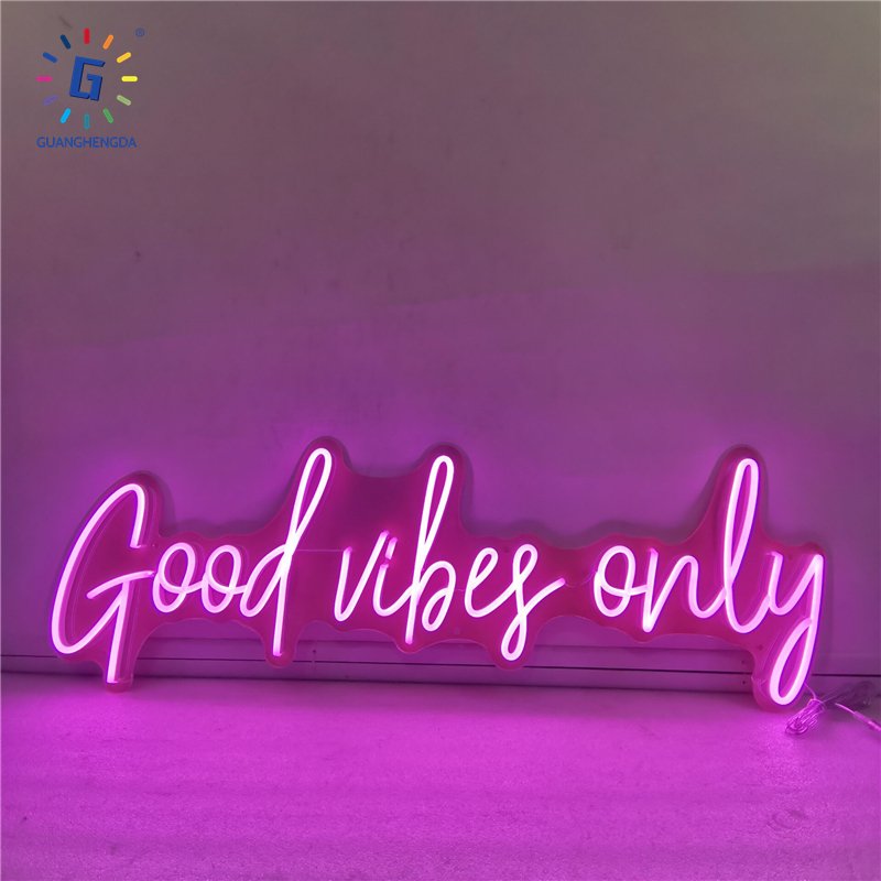Custom Made Transparent Acrylic Neon Sign Led Custom Neon Light Sign For Decoration Neon Sign Glass Custom