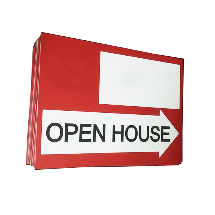 outdoor advertising sign board corrugated plastic signs 4x8 outdoor sign board