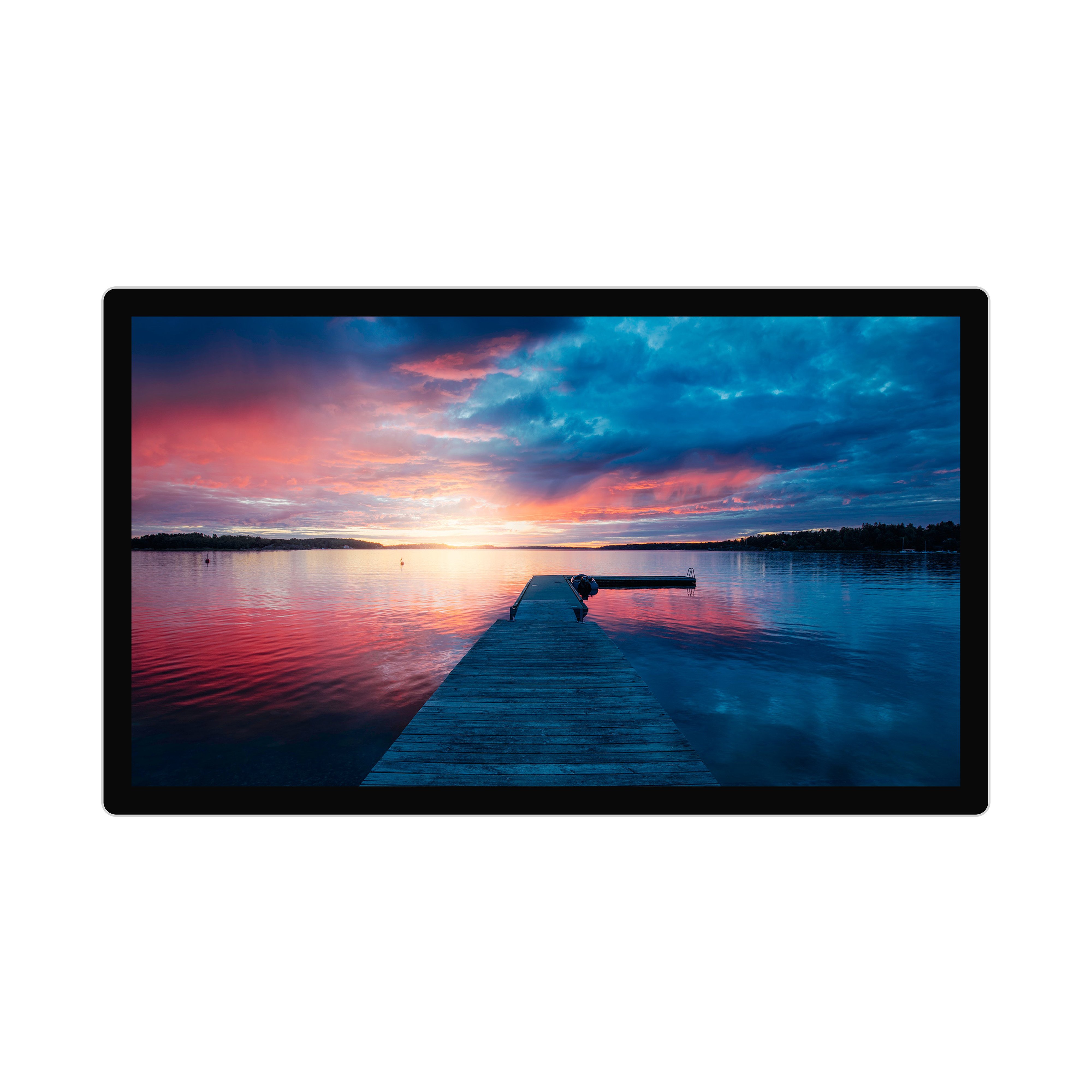 Advertising Board Digital Signage Suitable Attracting Attention High-Traffic Areas Wall Mounted Touch Display