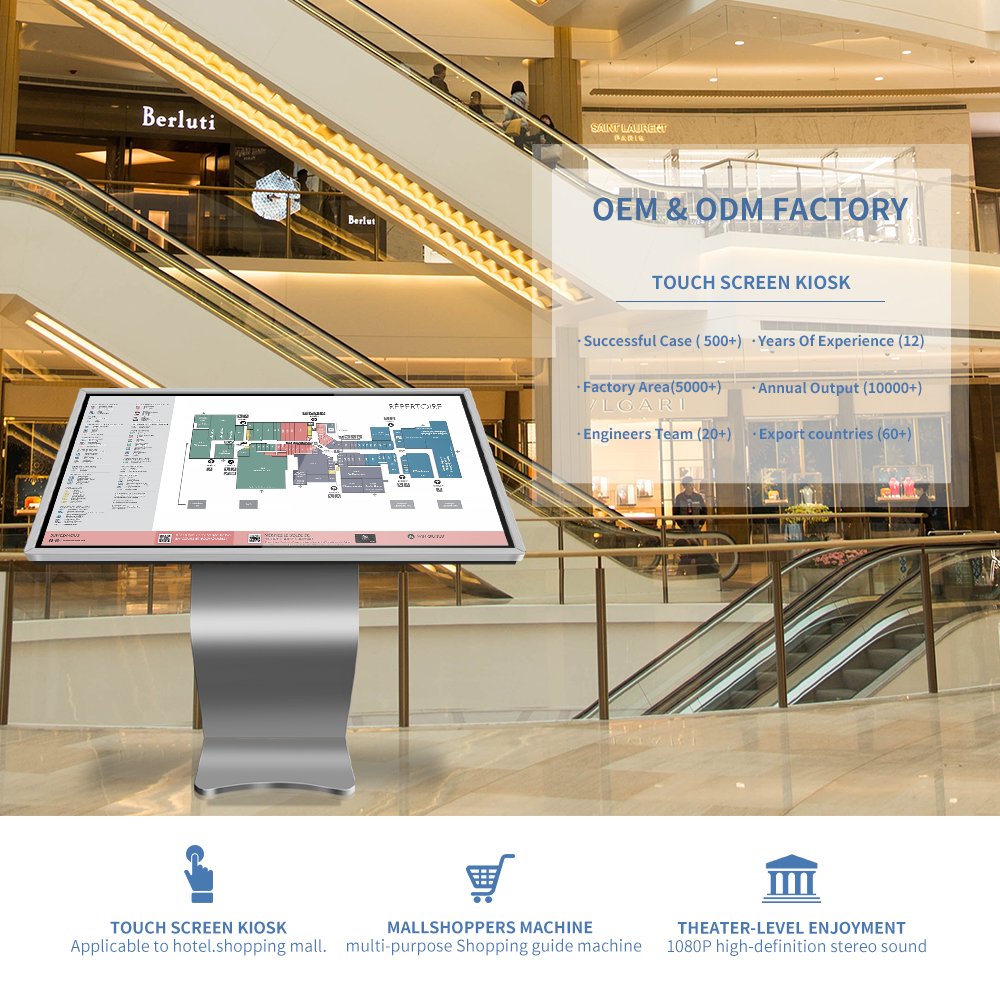 Full HD Wall-mounted Touch Screen 32/43/49/50/55/65/70/75 Interactive Kiosk Coffee Table Touch Screen Smart Interactive Boards