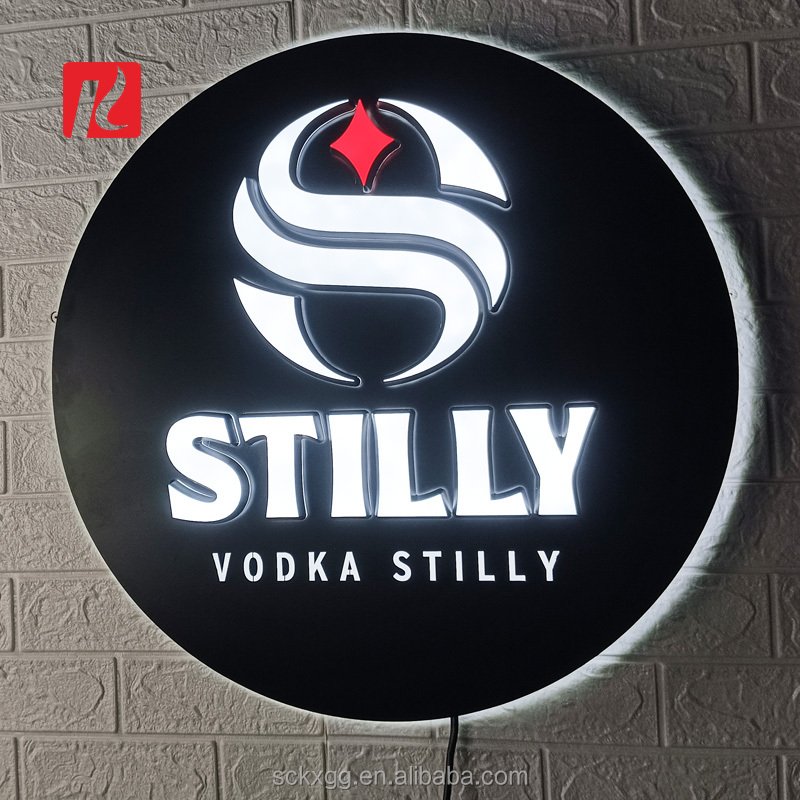 Kexian Custom Led Sign Board Advertising Display Wall Art Light Business 3D Led Logo Sign for Shops