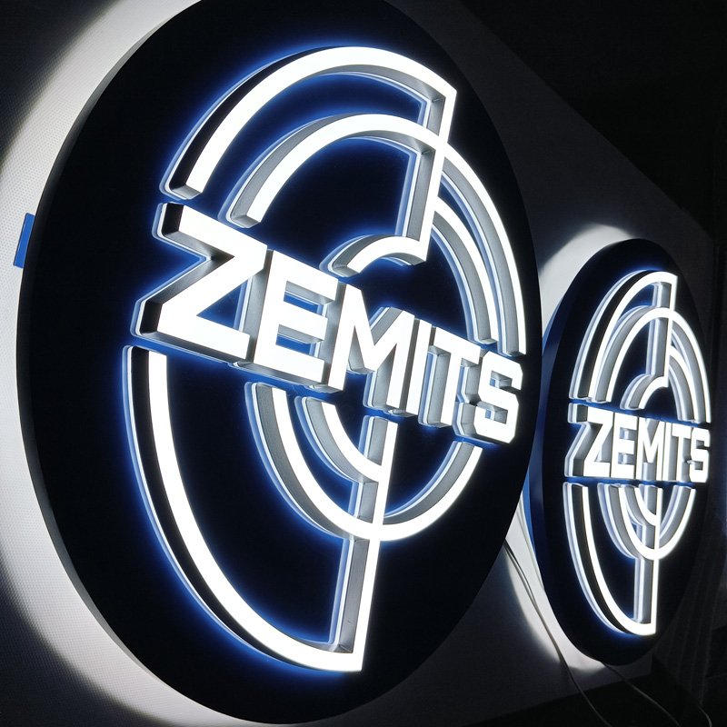 Kexian Custom Led Sign Board Advertising Display Wall Art Light Business 3D Led Logo Sign for Shops