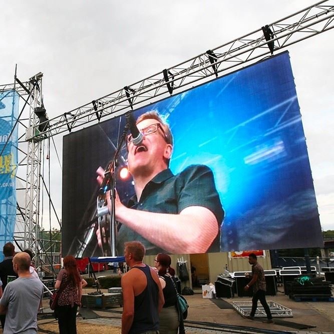 Led Billboard Display Large Screen Advertising Board Rental P3.91 Led Video Wall Panel,500mmx1000mm, Pantallas Led gigantes