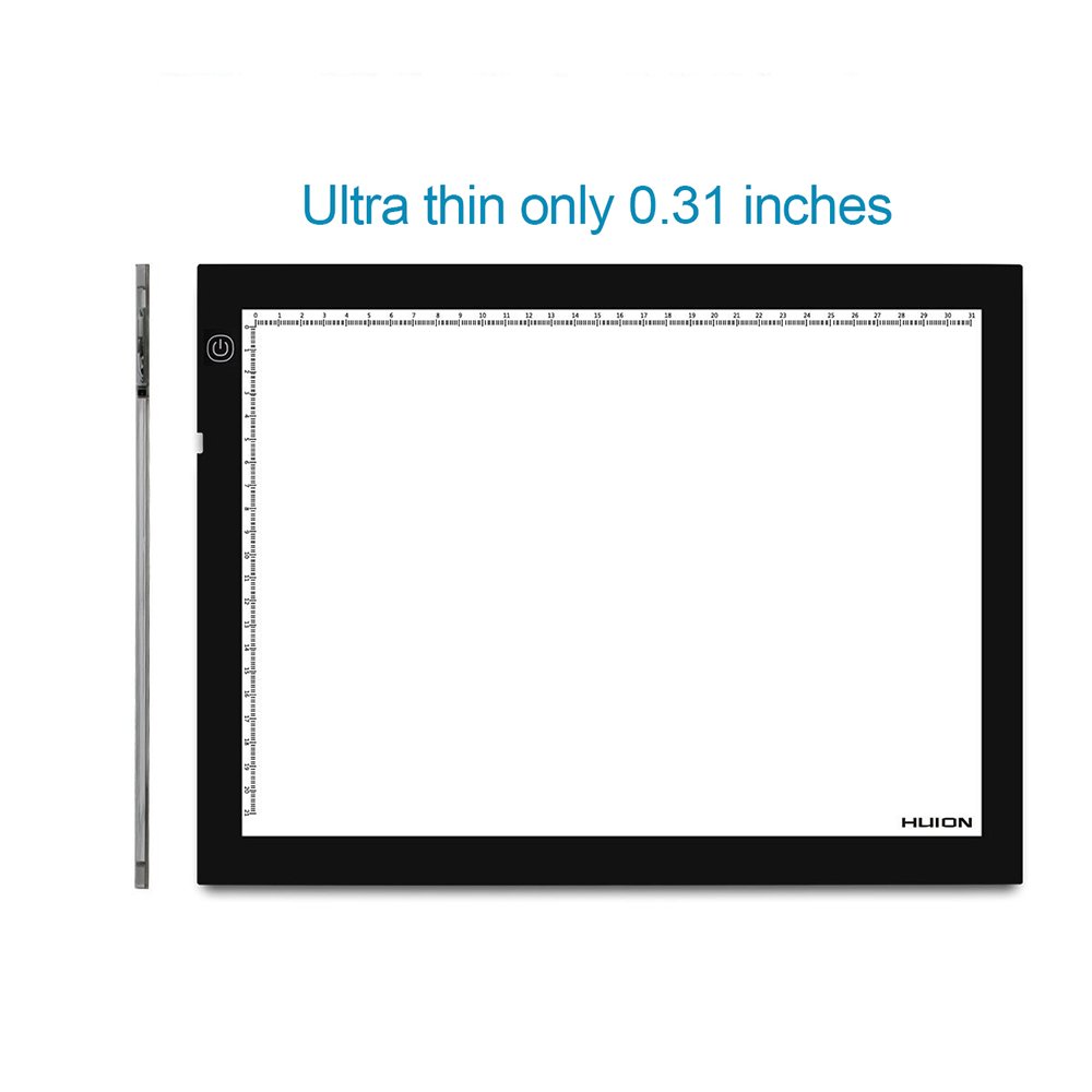 shenzhen Huion A4 Rectangle shape Acrylic panel Artist Stencil Board Tattoo advertising Table led drawing tracing board