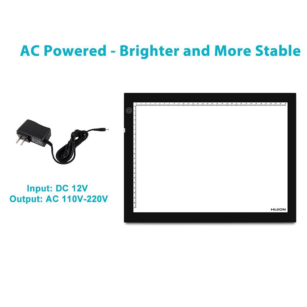 shenzhen Huion A4 Rectangle shape Acrylic panel Artist Stencil Board Tattoo advertising Table led drawing tracing board