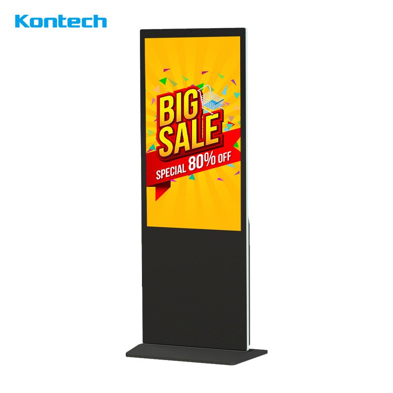 Floor Standing 43 49 55 65 Inch Android Video LCD Advertising Display Touch Screen Kiosk Digital Signage