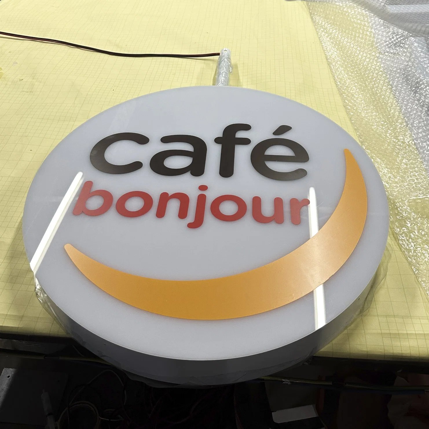 FZY Oem Led Signage Luminous Advertising Light Box Board Light box Cafe Store Outdoor 3d Letter Logo Signboard Acrylic Signs