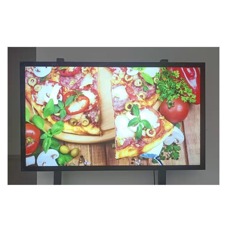32" inch High brightness TFT LED monitor LCD screen for shop window display Slim Design digital menu board w/ landscape portrait