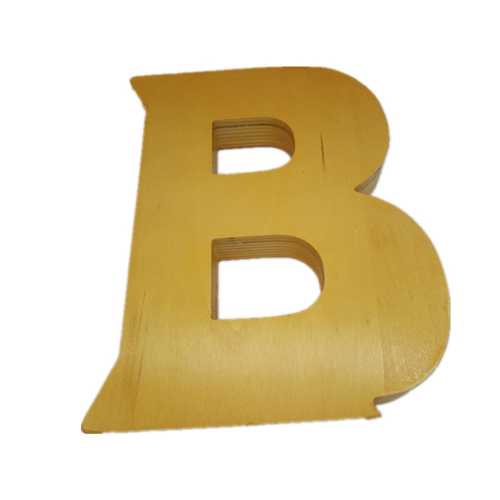 OEM Large Wood Alphabet A-Z 26 Decorative Advertising Boards Made of Felt for Product Display Promotion