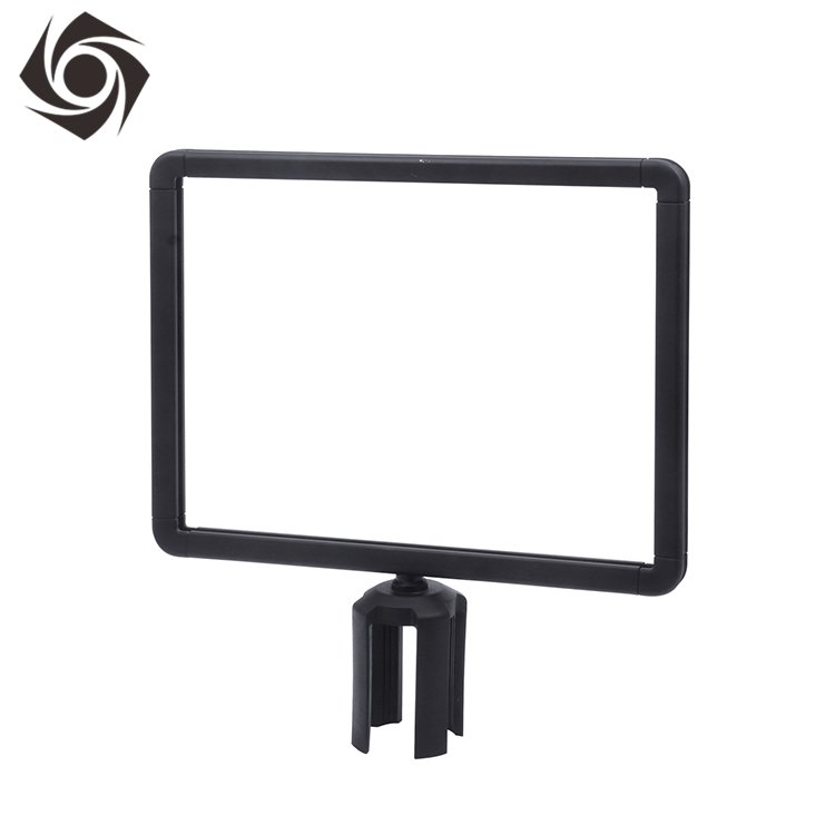 Outdoor Metal Sign Frames For Crowd Control Stanchion Sign Board