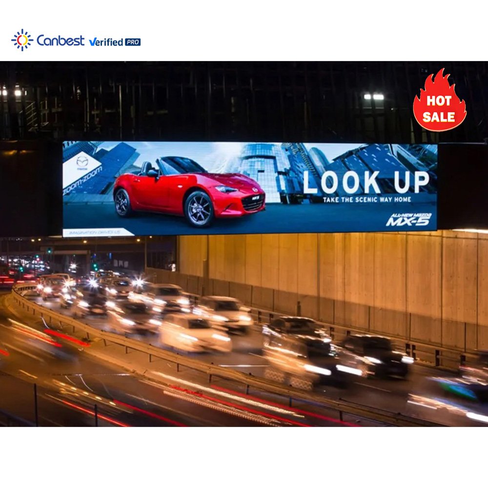 Outdoor P10 Fixed Big Led Sign Board Screen For Advertising Waterproof Building Buildings Led Billboard Display Panels