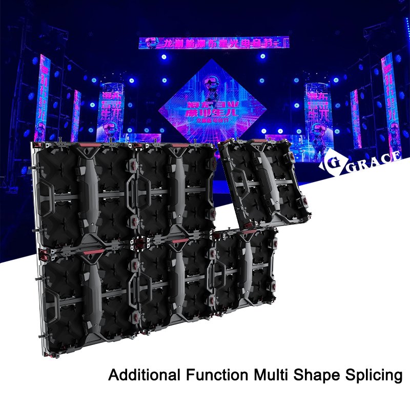 Igracelite 500x500mm Outdoor Waterproof LED Screen Led Panels Screens 3.91 Indoor Outdoor Giant Stage Background LED Video Wall