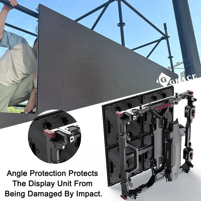 Igracelite 500x500mm Outdoor Waterproof LED Screen Led Panels Screens 3.91 Indoor Outdoor Giant Stage Background LED Video Wall