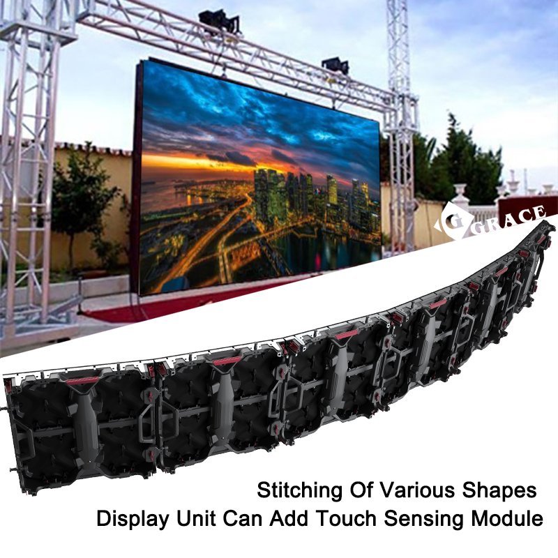 Igracelite 500x500mm Outdoor Waterproof LED Screen Led Panels Screens 3.91 Indoor Outdoor Giant Stage Background LED Video Wall