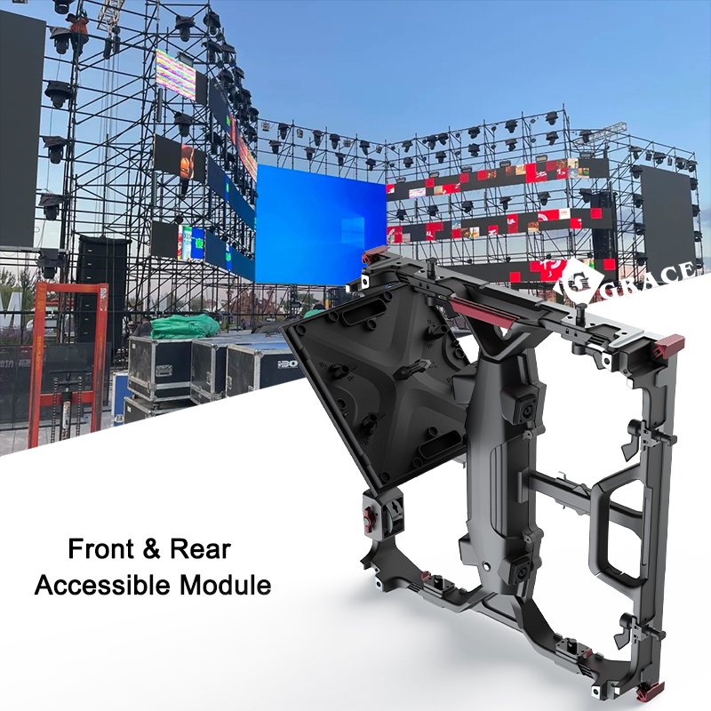 Igracelite 500x500mm Outdoor Waterproof LED Screen Led Panels Screens 3.91 Indoor Outdoor Giant Stage Background LED Video Wall