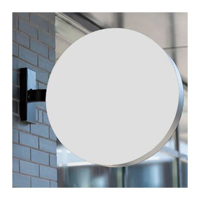 Custom Pattern Powder Business Wall Mount Storefront sign Coating Store entrance Metal Sign Board Advertising blade sign