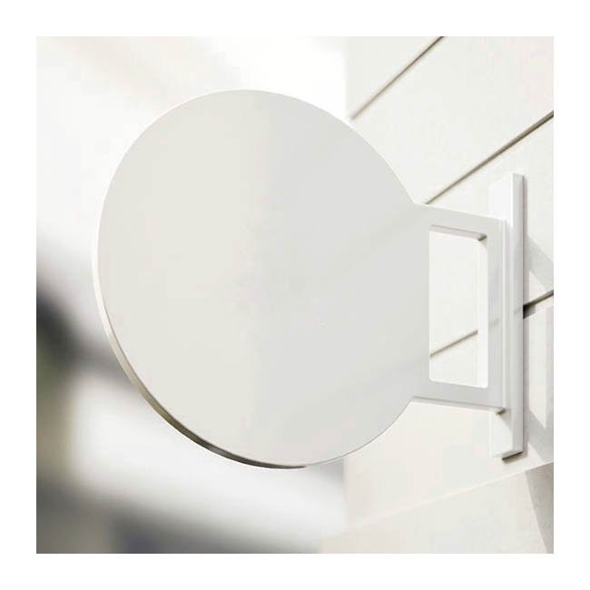 Custom Pattern Powder Business Wall Mount Storefront sign Coating Store entrance Metal Sign Board Advertising blade sign