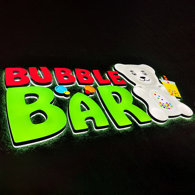 3d letters led sign light custom acrylic letters business sign channel letter logo custom led sign for business logo signboard