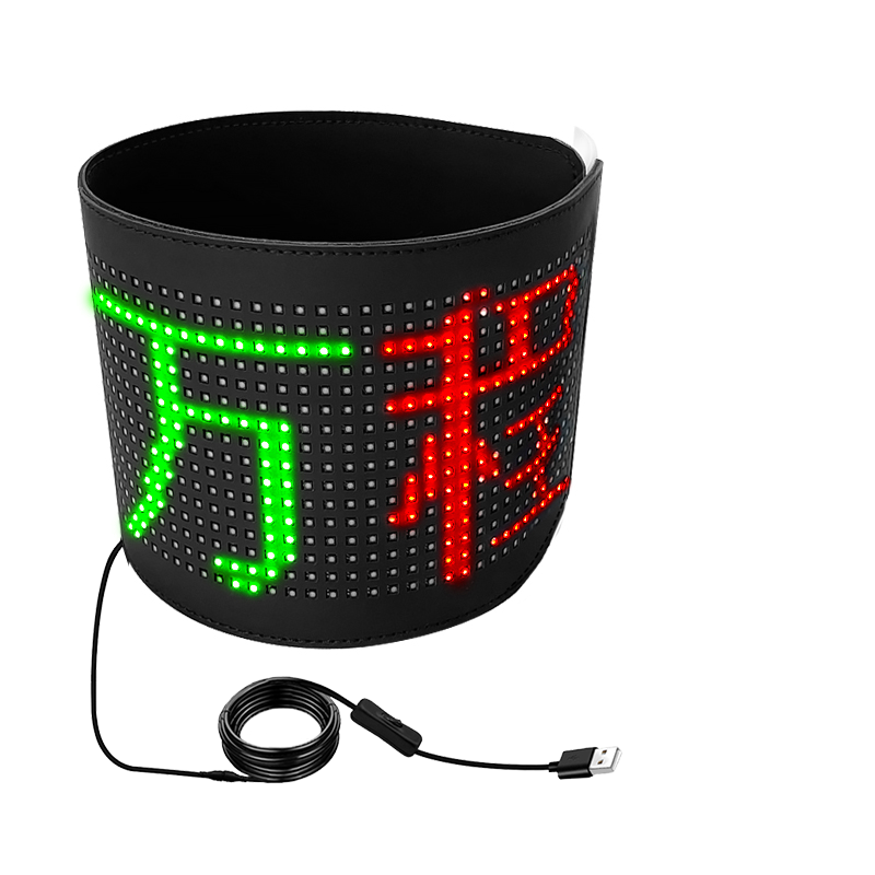 LED Light Signs for Car Smart APP Programmable Flexible LED Sign Blue tooth APP Control Custom Text Patterns, Animations Display