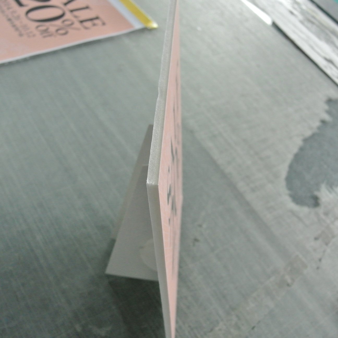 PVC plastic board Double-sided printing Mounted Posters
